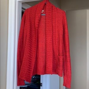 Red cardigan sweater ❤️